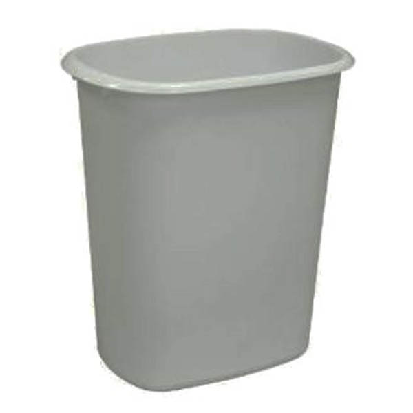 Taupe Square Trash Can 40 qt